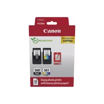 Canon PG-560/CL-561 eredeti tintapatron multipack+fotópapír