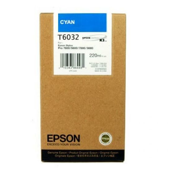 Epson T6032 kék eredeti tintapatron