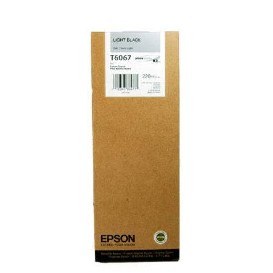 Epson T6067 világos fekete eredeti tintapatron