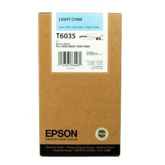 Epson T6035 világoskék eredeti tintapatron