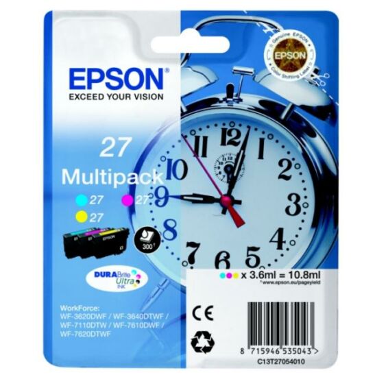 Epson T2705 színes (C/Y/M) eredeti tintapatroncsomag