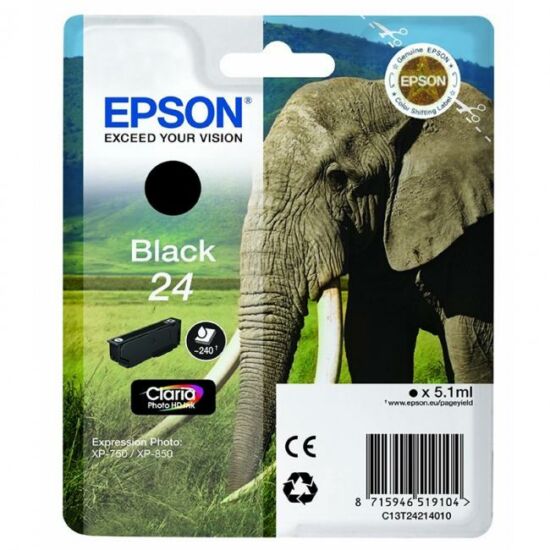 Epson T2421 fekete eredeti tintapatron