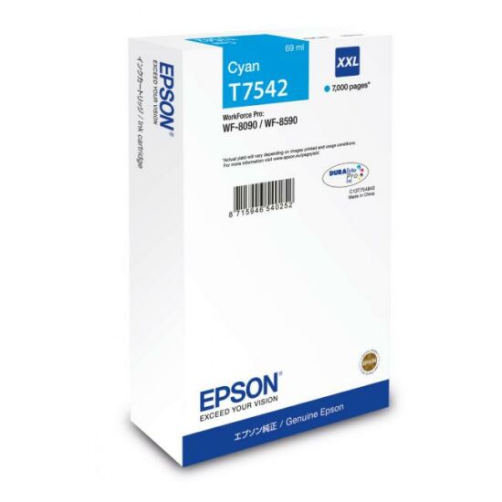 Epson T7542 kék eredeti tintapatron