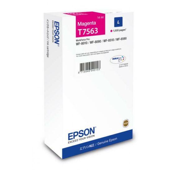 Epson T7563 magenta eredeti tintapatron