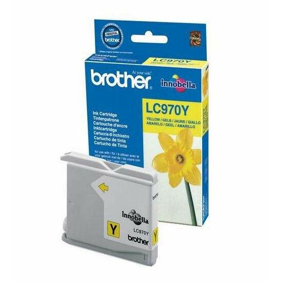 Brother LC970 sárga eredeti tintapatron
