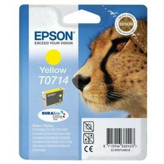 Epson T0714 sárga eredeti tintapatron