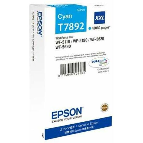 Epson T7892 kék eredeti tintapatron