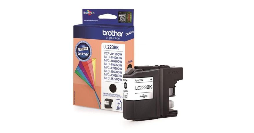 Brother LC223 fekete eredeti tintapatron