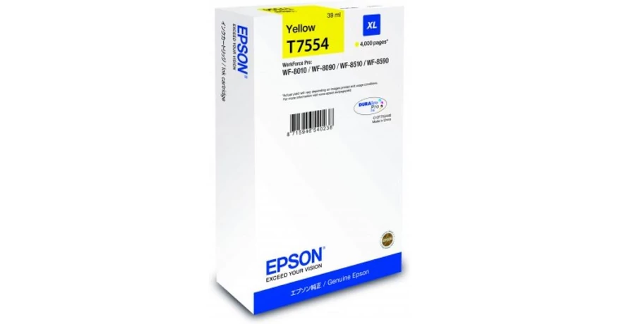 Epson T7554 sárga eredeti tintapatron