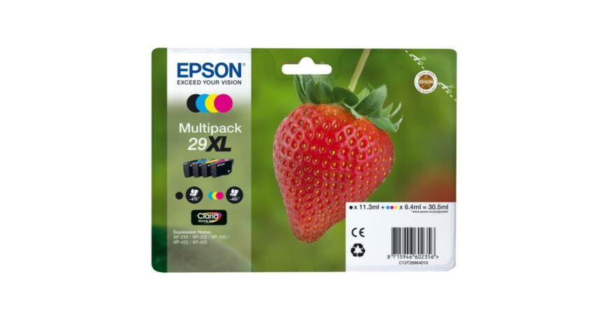 Epson T2996 (B/C/Y/M) eredeti tintapatroncsomag