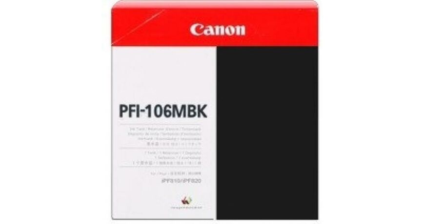 Canon PFI-106 matt fekete eredeti tintapatron