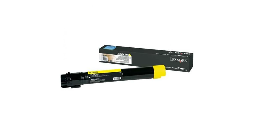 Lexmark [X950] X950X2YG sárga eredeti toner