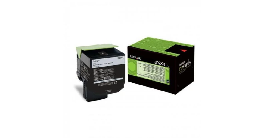 Lexmark [802XK] 80C2XKE fekete eredeti toner