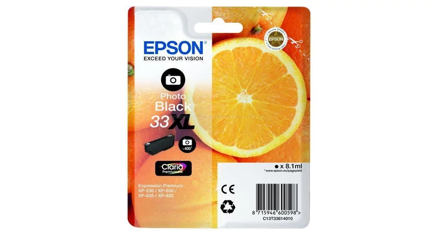 Epson T3361 fekete fotó eredeti tintapatron