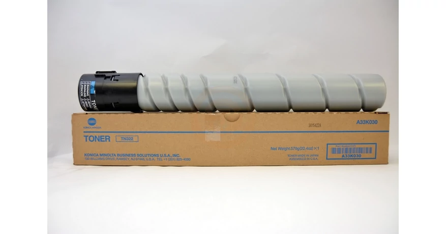 Konica Minolta Bizhub 224e/284e/364e [TN322K] fekete eredeti toner