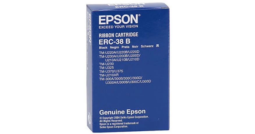 EPSON ERC 38 fekete eredeti festékszalag (S015374)