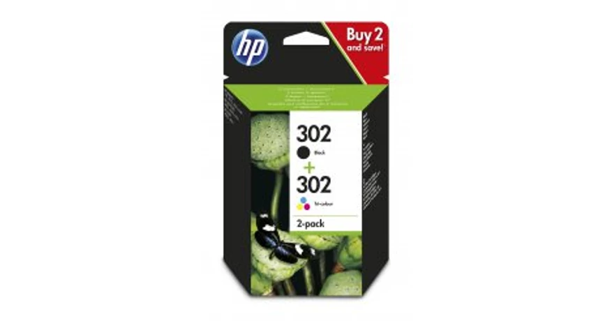 HP X4D37AE No.302 fekete+színes eredeti tintapatron multipack