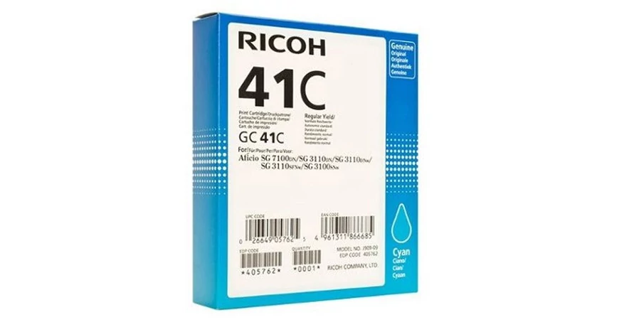 Ricoh SG3110 kék eredeti gél (405762)