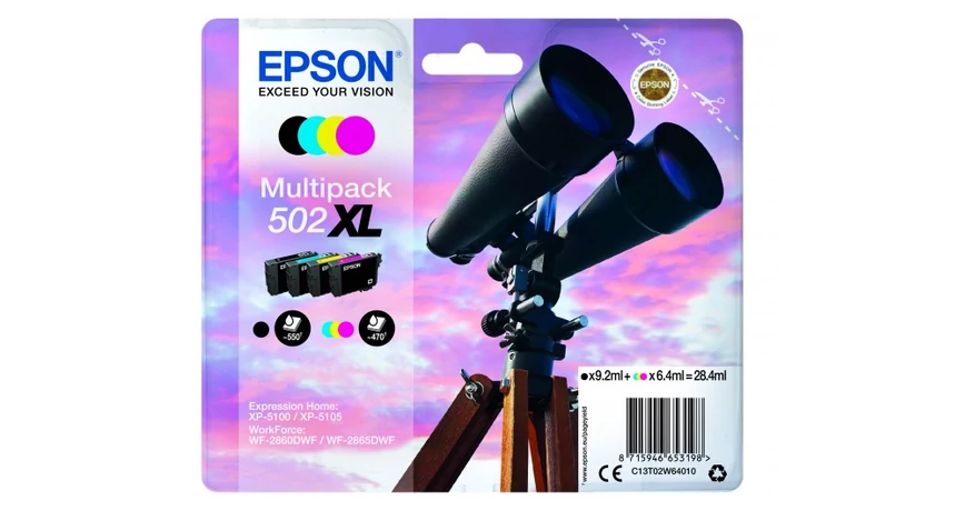 Epson T02W6 (502XL) eredeti tintapatron multipack