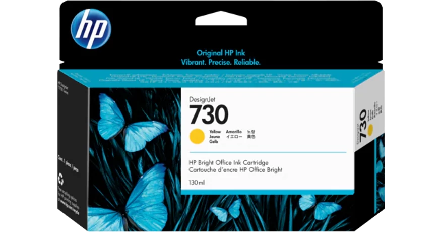 HP P2V70A No.730 sárga eredeti tintapatron