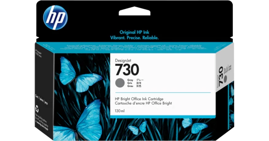 HP P2V72A No.730 szürke eredeti tintapatron