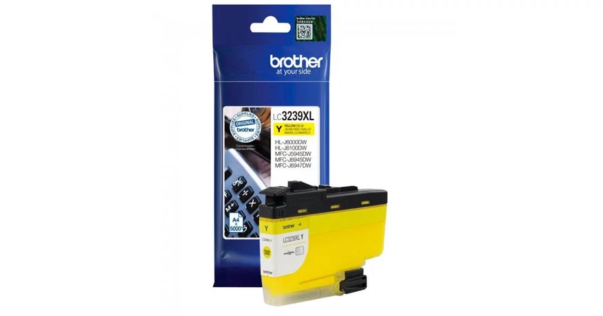 Brother LC3239XL sárga eredeti tintapatron