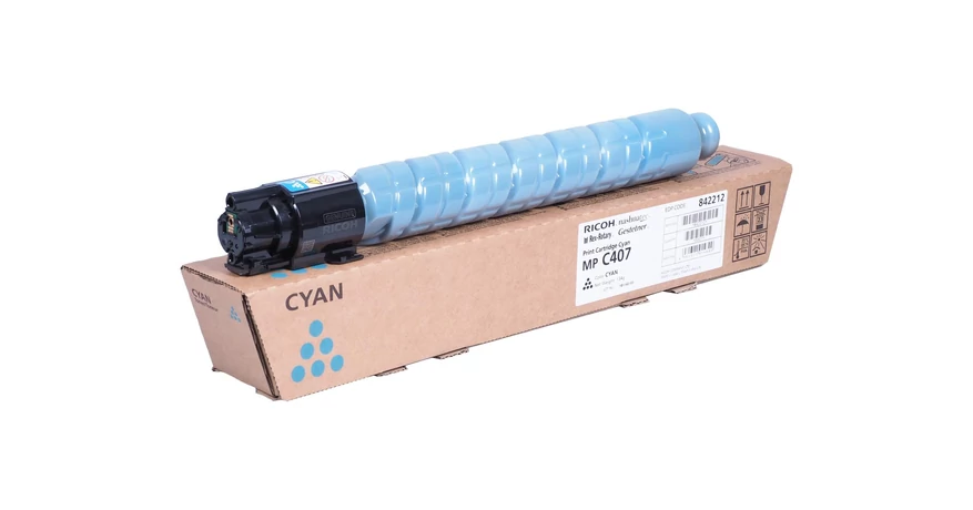 Ricoh MPC407 kék eredeti toner (842212)