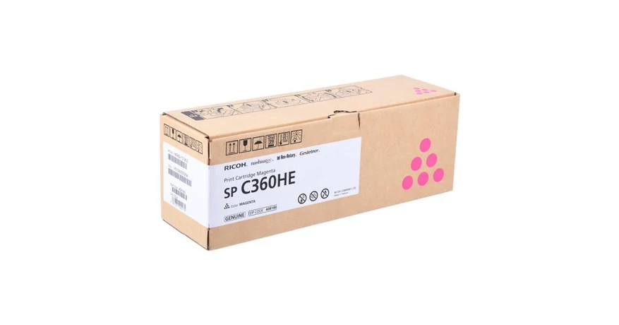 Ricoh SPC360HE magenta eredeti toner (408186)