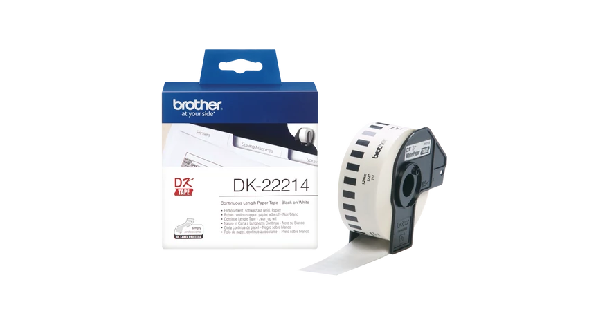 Brother DK-22214 fehér eredeti öntapadós szalagcímke 12mm