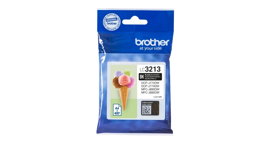 Brother LC3213 fekete eredeti tintapatron