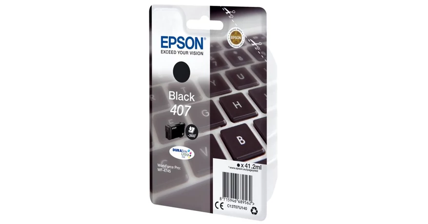 Epson T07U1 (407) fekete eredeti tintapatron