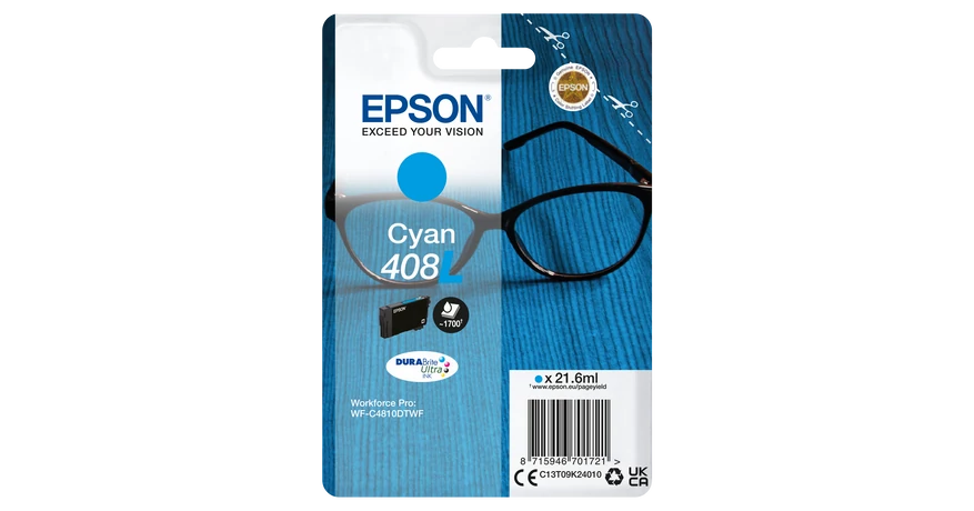 Epson T09K2 (408L) kék eredeti tintapatron