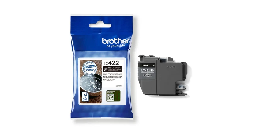 Brother LC422 fekete eredeti tintapatron