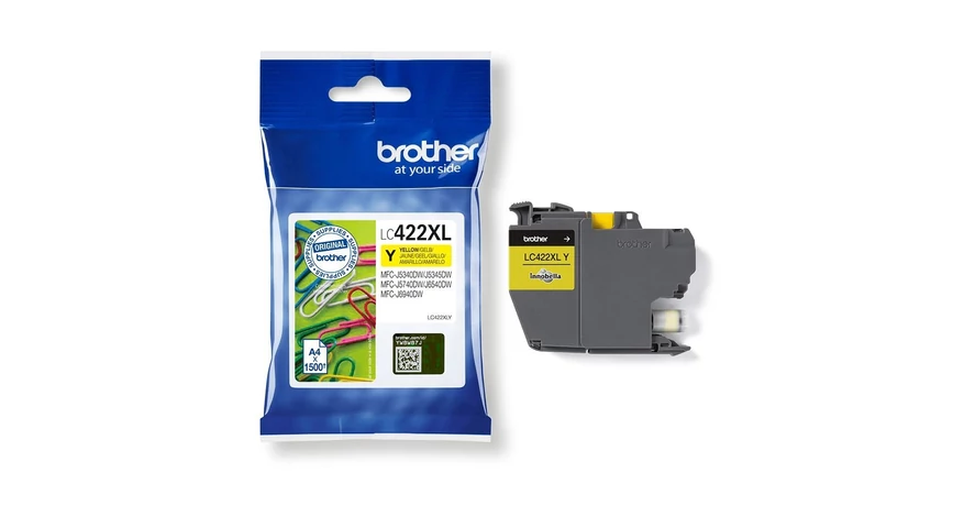 Brother LC422XL sárga eredeti tintapatron