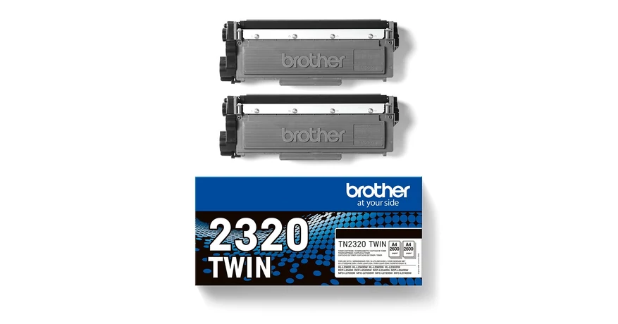 Brother TN-2320 fekete eredeti toner duplacsomag