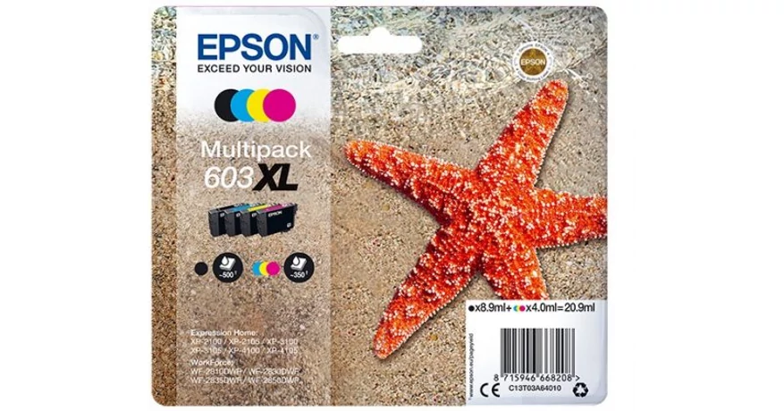 Epson T03A6 (603XL) eredeti tintapatron multipack