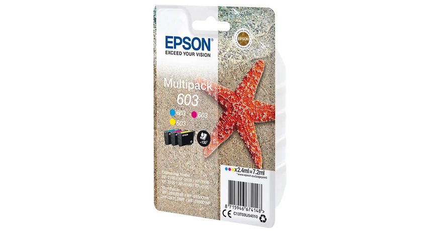 Epson T03U5 (603) színes erdeti tintapatron csomag