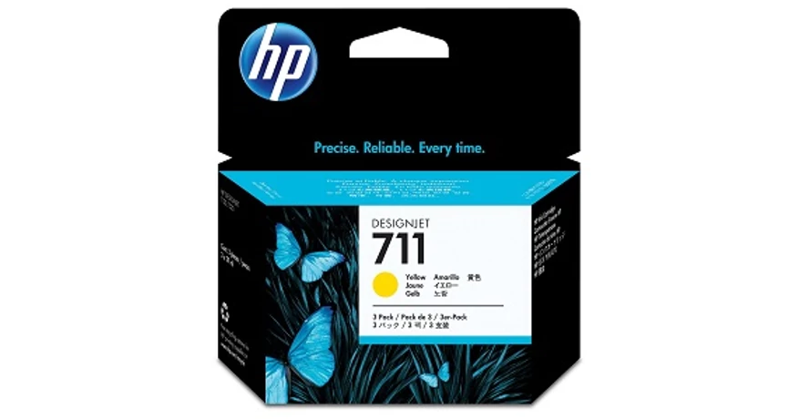 HP CZ136A No.711 sárga eredeti tintapatron csomag