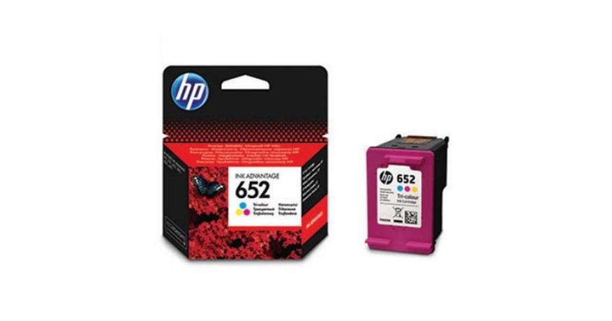 HP F6V24AE No.652 színes eredeti tintapatron