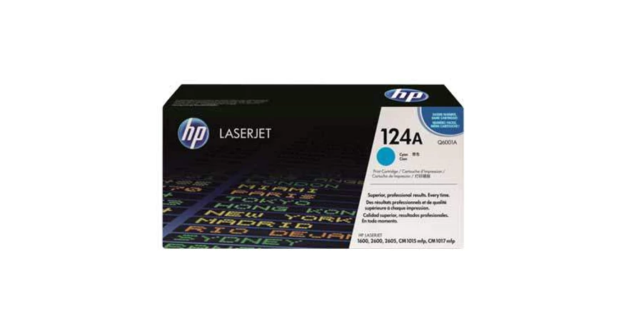 HP Q6001A (124A) kék eredeti toner