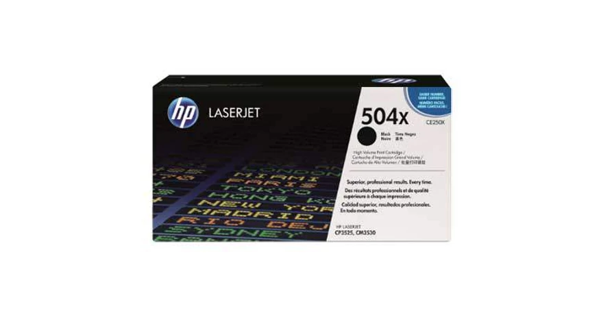 HP CE250X (504X) fekete eredeti toner