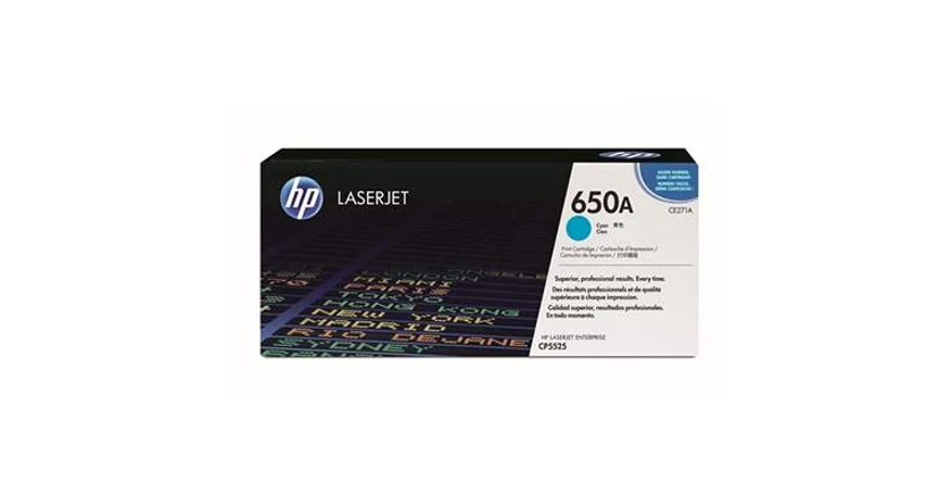 HP CE271A (650A) kék eredeti toner