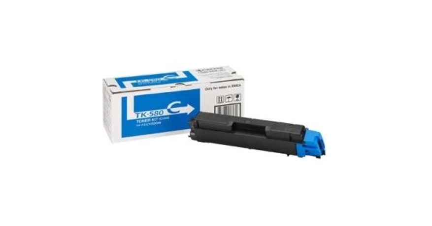 Kyocera TK-580 kék eredeti toner 1T02KTCNL0