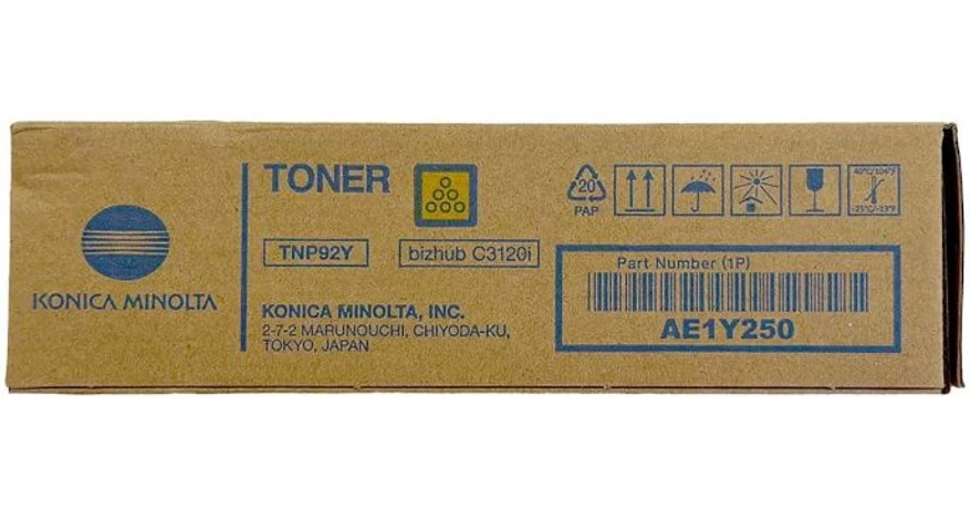Konica Minolta Bizhub C3120 [TNP92Y] sárga eredeti toner